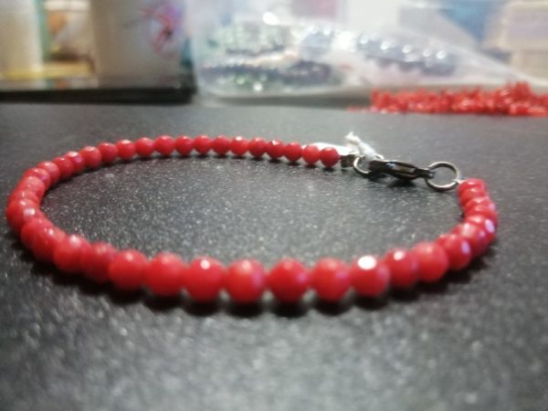 bracelet corail rouge