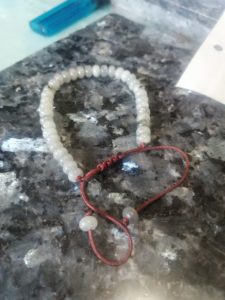 bracelet labradorite laçage tibétain