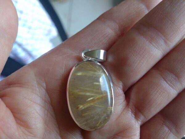 Pendentif Quartz Rutile