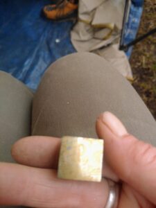Petit cube de pyrite
