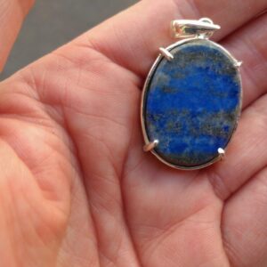 Pendentif lapis-lazuli argent 925