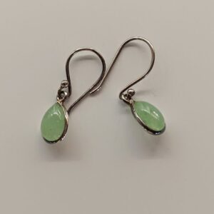 Boucles d'oreille argent 925 jade