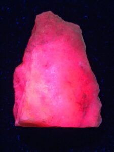 Fluorite sous uv