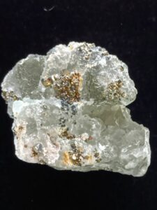 Fluorite et pyrite d'Auvergne