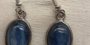 boucles d'oreilles cyanite