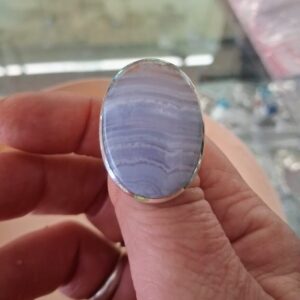 Bague calcédoine argent 925